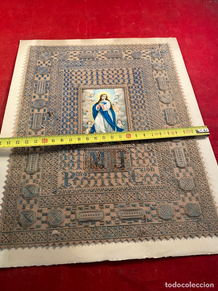 Arte: Lamina inmaculada con bordado - Foto 5
