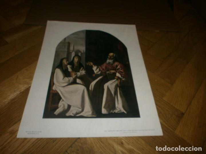 Art: L&aacute;mina National gallery of art Washington D. C. San Jeronimo Santa Paula - Zurbaran 35.5x28 cm.