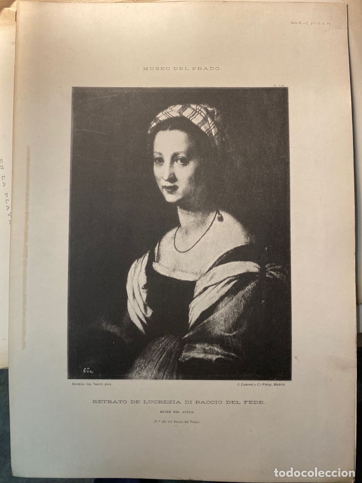 Arte: RETRATO DE LUCREZIA DI BACCIO DEL FEDE
