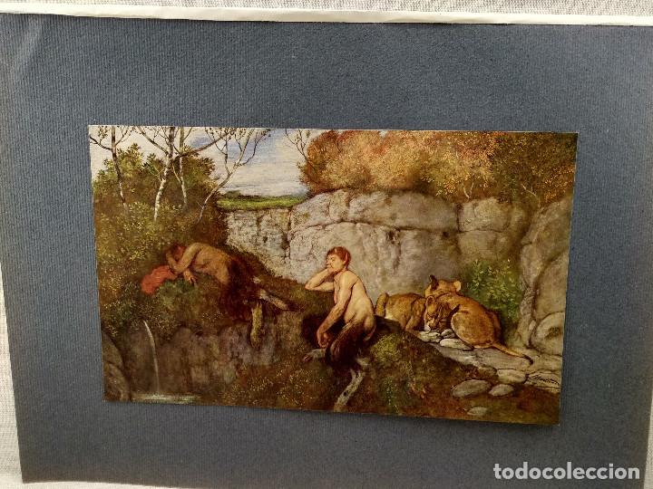 Art: Siesta de Adolf Oberl&auml;nder, plancha n&ordm; 114 de Meister der Farbe 1905, mitologico