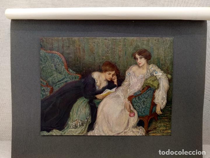 Art: So&ntilde;ando de Edmond Aman-Jean, plancha n&ordm; 288 de Meister der Farbe 1907,