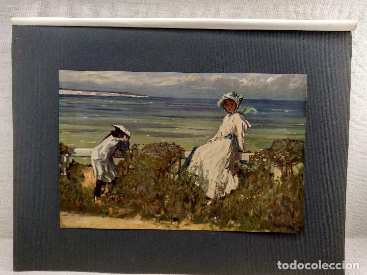 Art: En el acantilado de John Lavery, plancha n&ordm; 339 de Meister der Farbe 1908,