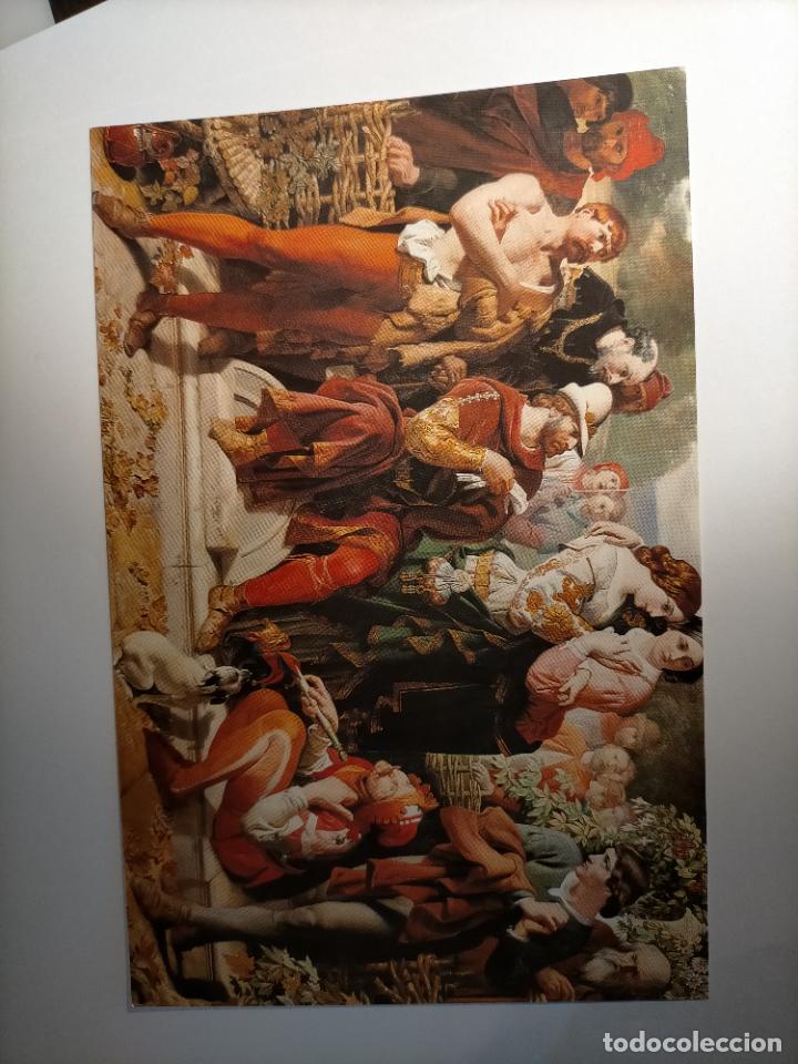 Art: peque&ntilde;a lamina 16,9x11cm cromografica tama&ntilde;o postal tirada nacional - escena obra como gusteis arte