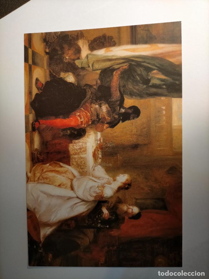 Art: peque&ntilde;a lamina 16,9x11cm cromografica tama&ntilde;o postal tirada nacional - otelo y desdemona