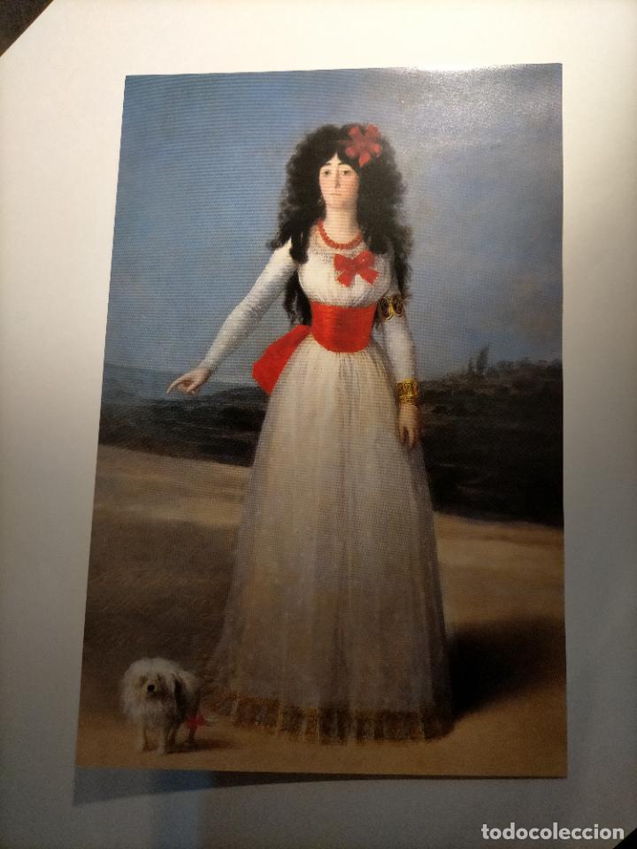 Kunst: peque&ntilde;a lamina 16,9x11cm cromografica tama&ntilde;o postal tirada nacional - la duquesa de alba