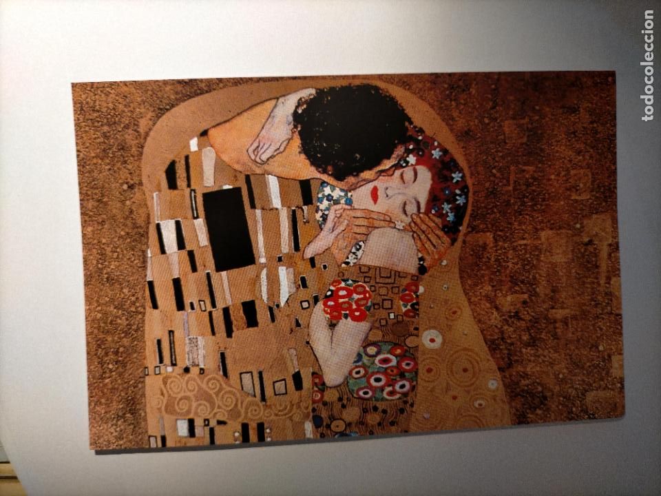 Art: peque&ntilde;a lamina 16,9x11cm cromografica tama&ntilde;o postal tirada nacional - friso de beethoven