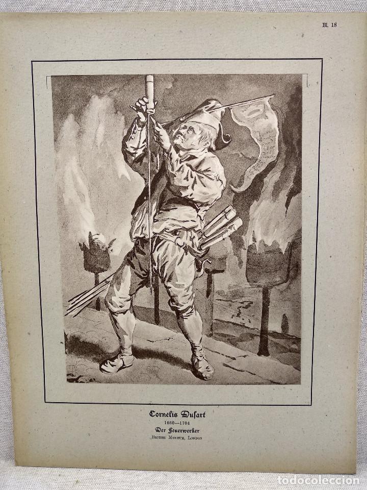 Art: El cohetero de Cornelis Dusart, HOLLANDISCHER MEISTER 1923, plancha 18