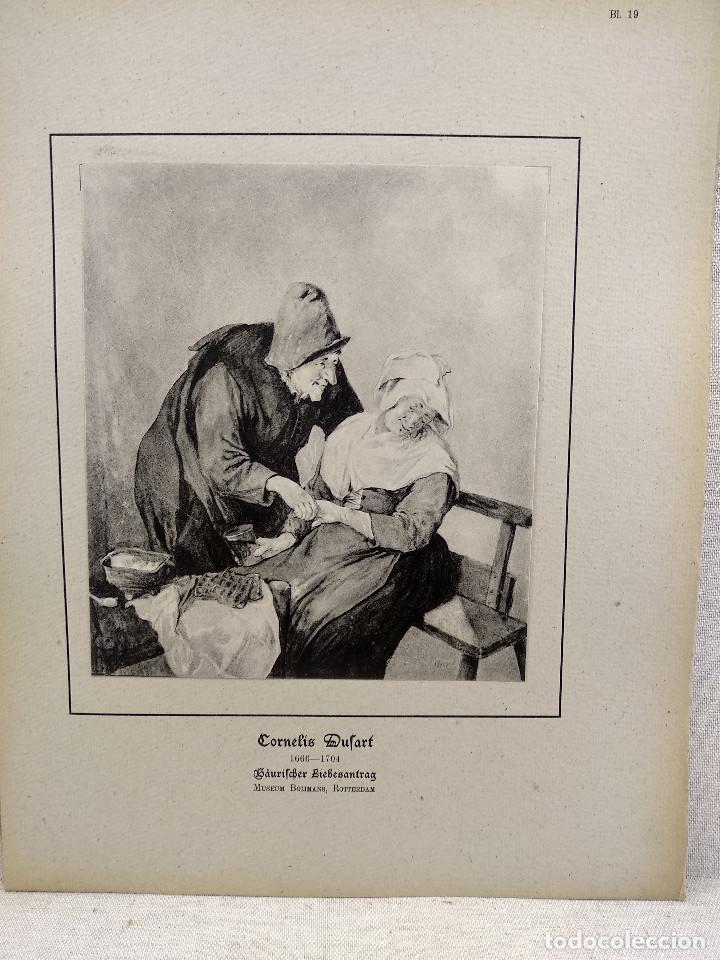 Art: Propuesta de amor de Cornelis Dusart, HOLLANDISCHER MEISTER 1923, plancha 19