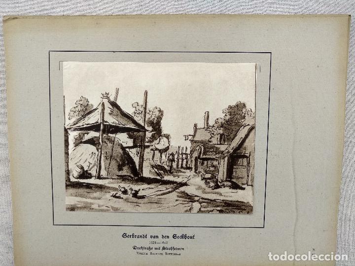 Art: Paisaje de pueblo de Gerbrand van den Eeckhout, HOLLANDISCHER MEISTER 1923, plancha 24