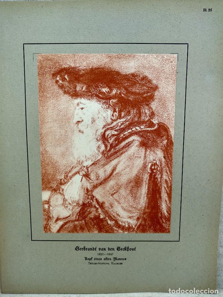 Art: Cabeza de un anciano de Gerbrand van den Eeckhout, HOLLANDISCHER MEISTER 1923, plancha 25
