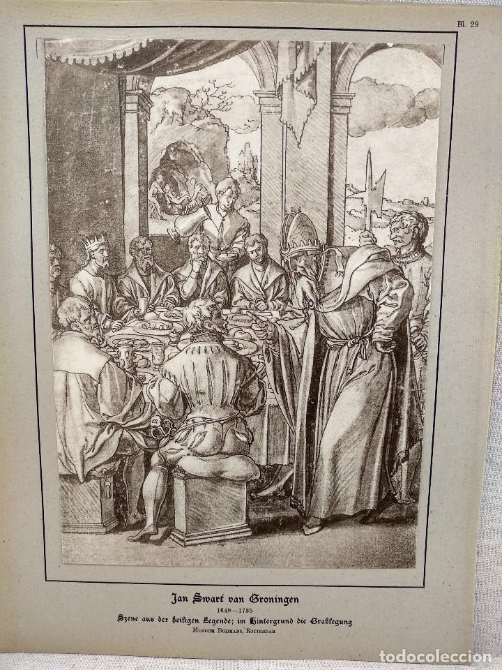 Art: Escena de una leyenda de Jan Swart van Groningen, HOLLANDISCHER MEISTER 1923, plancha 29