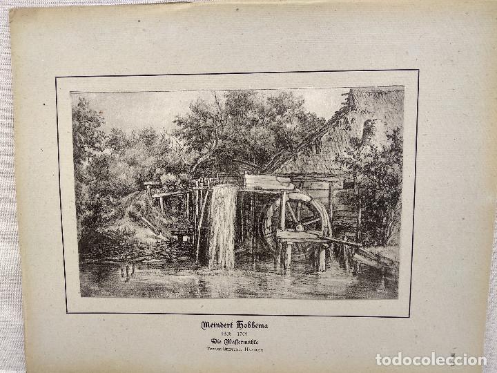 Art: Paisaje de Meindert Lubbertsz Hobbema, HOLLANDISCHER MEISTER 1923, plancha 34