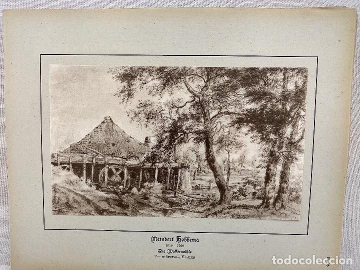 Art: Paisaje de Meindert Lubbertsz Hobbema, HOLLANDISCHER MEISTER 1923, plancha 35