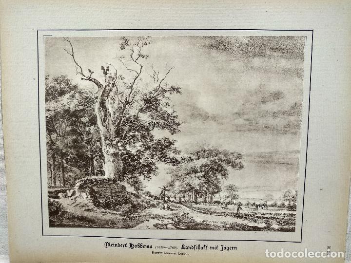 Art: Paisaje de Meindert Lubbertsz Hobbema, HOLLANDISCHER MEISTER 1923, plancha 36
