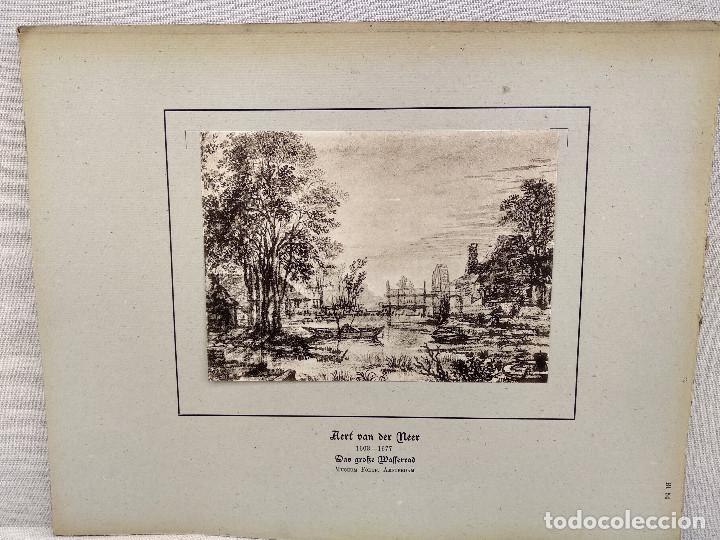 Kunst: Rueda de molino de Aert van der Neer , HOLLANDISCHER MEISTER 1923, plancha 54