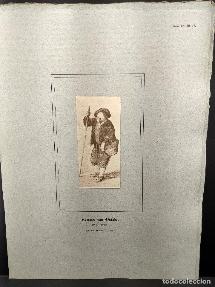 Art: Granjero, de Adriaen van Ostade, Dibujos viejos maestros holandeses 1896, plancha 17