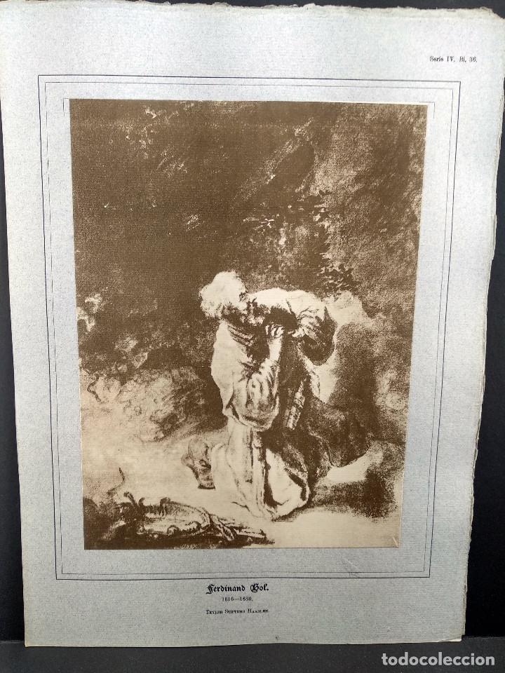 Art: Padre Abraham de Ferdinand Bol, Dibujos viejos maestros holandeses 1896, plancha 36