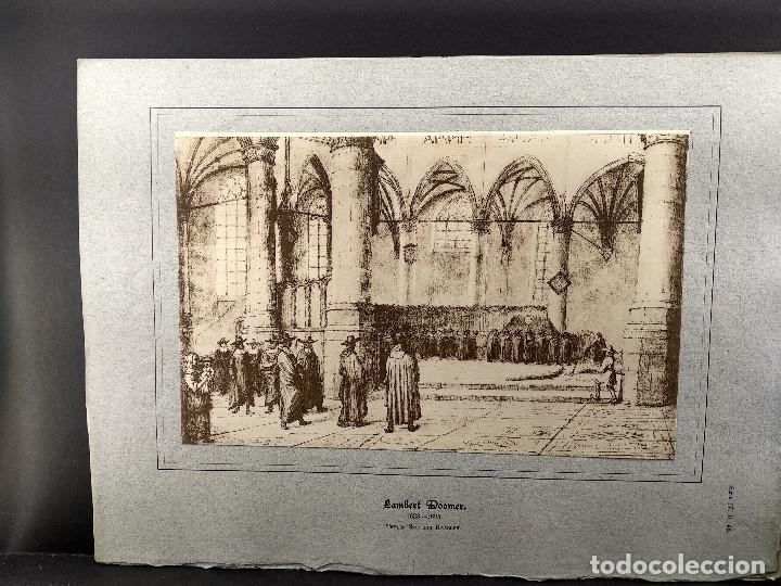 Art: Entierro de Lambert Doomer, Dibujos viejos maestros holandeses 1896, plancha 46