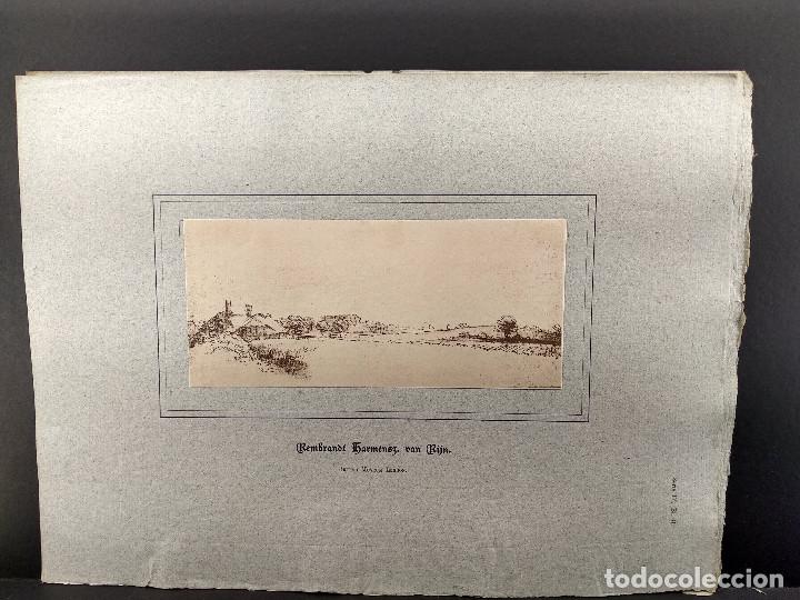 Art: Paisaje de Rembrandt, Dibujos viejos maestros holandeses 1896, plancha 61