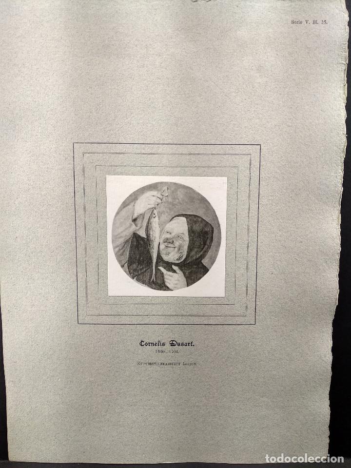 Art: Dibujo de Cornelis Dusart, Dibujos viejos maestros holandeses 1896, plancha 16