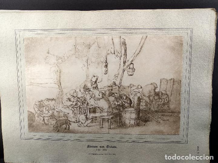 Art: Dibujo de Adriaen van Ostade, Dibujos viejos maestros holandeses 1896, plancha 19