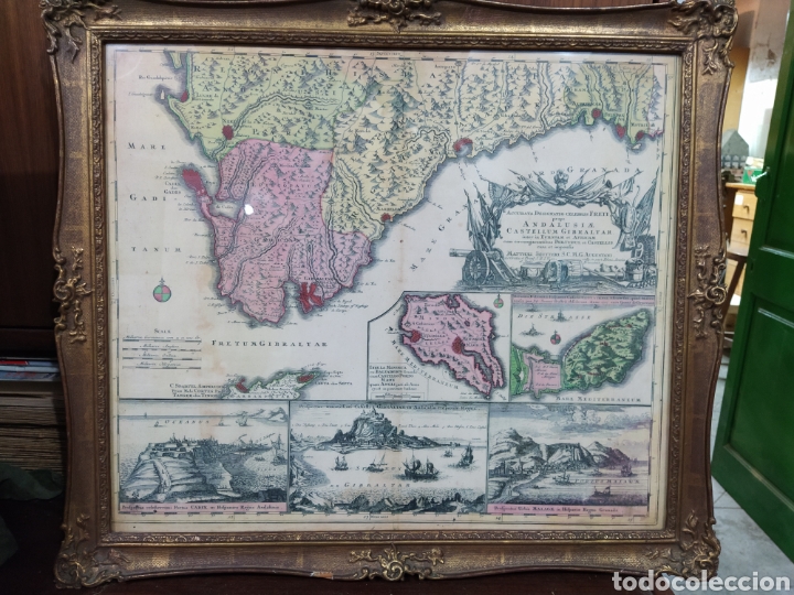 Arte: Mapa de Gibraltar. Reproducci&oacute;n - Foto 3