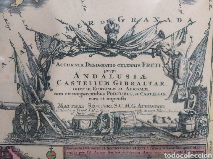 Arte: Mapa de Gibraltar. Reproducci&oacute;n - Foto 4