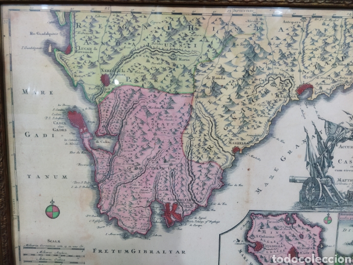 Arte: Mapa de Gibraltar. Reproducci&oacute;n - Foto 1