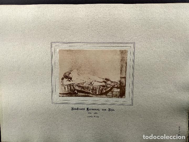 Art: Boceto de Rembrandt, Dibujos viejos maestros holandeses 1896, plancha 36
