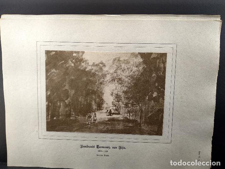 Arte: Boceto de Rembrandt, Dibujos viejos maestros holandeses 1896, plancha 46