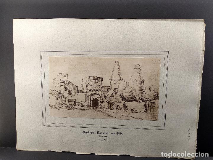 Arte: Boceto de Rembrandt, Dibujos viejos maestros holandeses 1896, plancha 50