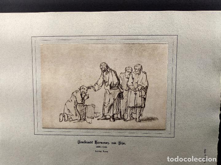 Arte: Boceto de Rembrandt, Dibujos viejos maestros holandeses 1896, plancha 53