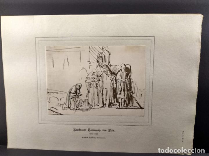 Arte: Boceto de Rembrandt, Dibujos viejos maestros holandeses 1896, plancha 58