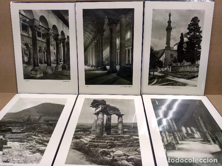 Arte: Lote 6 Planchas fotograbado de Il mediterraneo de Orio Vergani 1930