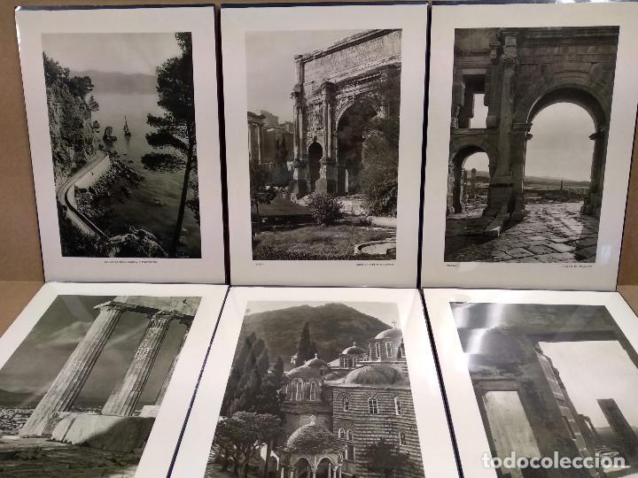 Arte: Lote 6 Planchas fotograbado de Il mediterraneo de Orio Vergani 1930
