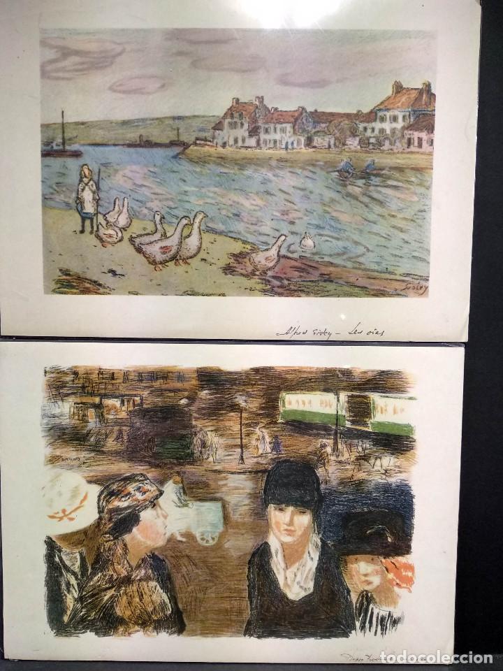 Art: Lote 2 Heliograbados de La gravure originale en France de Manet a nos jours Ediciones Hyperion 1939