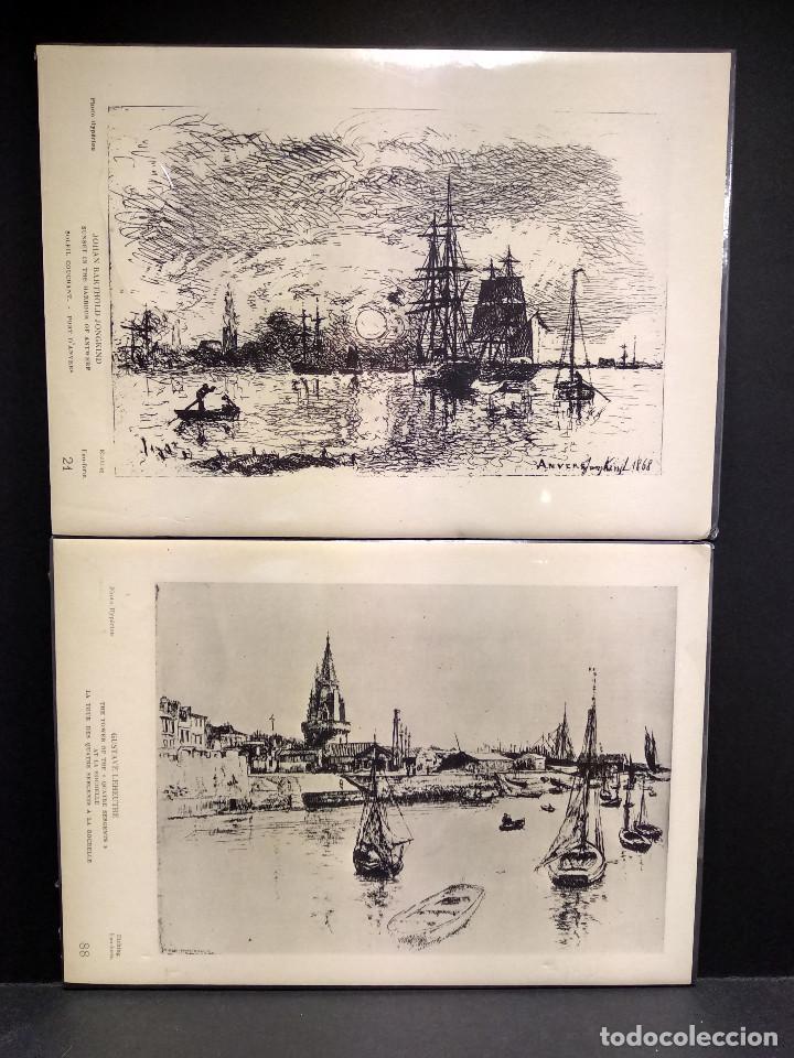 Arte: Lote 2 Heliograbados de La gravure originale en France de Manet a nos jours Ediciones Hyperion 1939