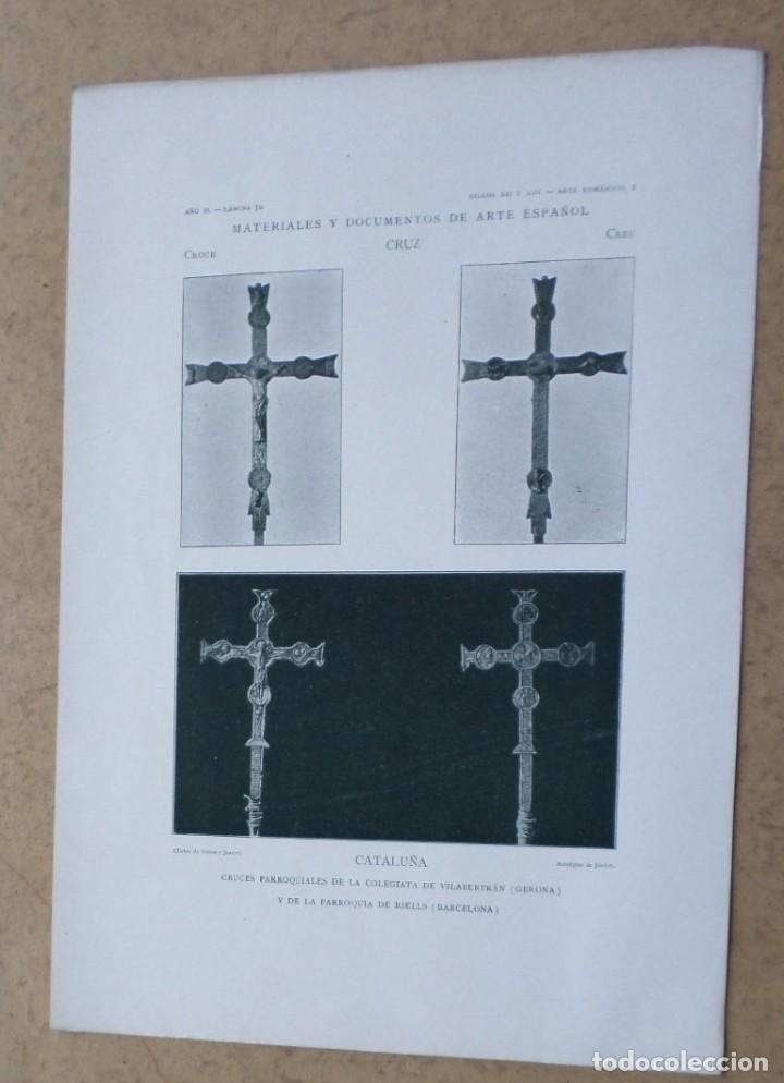 Art: CATALU&Ntilde;A &ndash; cruces parroquiales de la colegiata de Vilabertran Gerona y de parroquia Riells Barcelona
