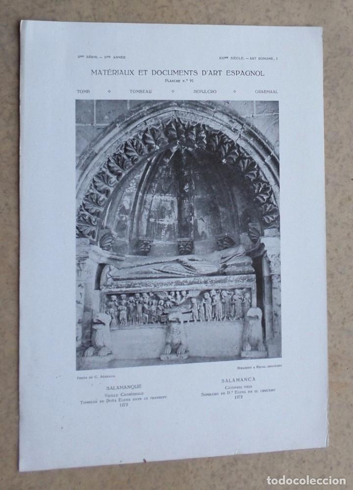 Arte: SALAMANCA &ndash; catedral vieja &ndash; sepulcro de D&ordf; Elena en el crucero 1272