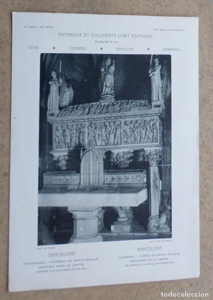 Arte: BARCELONA &ndash; catedral &ndash; tumba de Santa Eulalia existente en la cripta - Foto 1