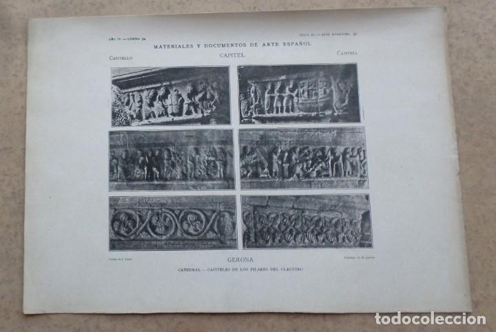 Arte: GERONA &ndash; catedral &ndash; capiteles de los pilares del claustro