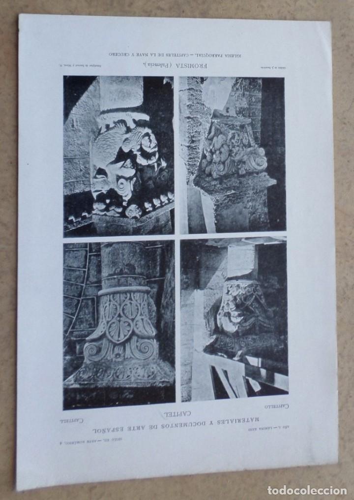 Kunst: FROMISTA &ndash; Palencia &ndash; iglesia parroquial Capiteles del a nave y cuerpo