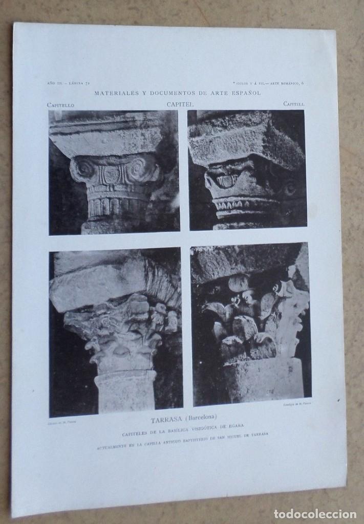 Kunst: TARRASA &ndash; Barcelona &ndash; capiteles de la bas&iacute;lica visigoda de Egara