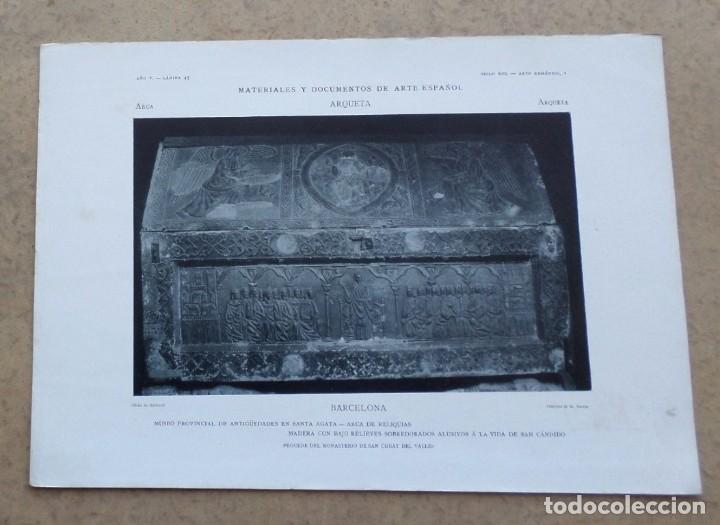 Kunst: BARCELONA &ndash; museo provincial de antig&uuml;edades en Santa Agata &ndash; arca de reliquias