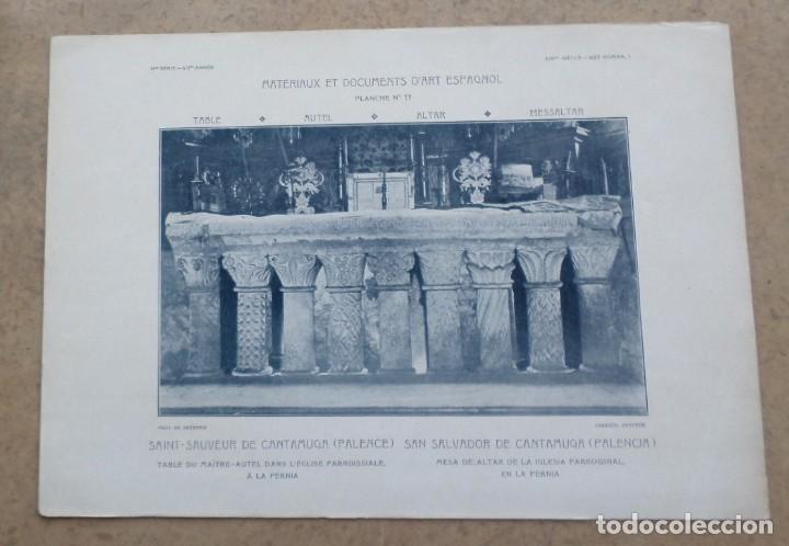 Kunst: SAN SALVADOR DE CANTAMUGA &ndash; Palencia &ndash;mesa del altar de la iglesia parroquial en la pernia