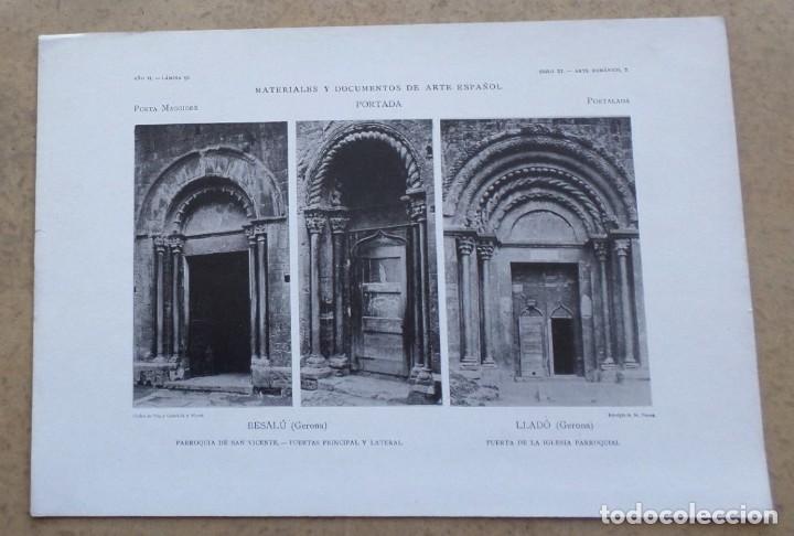 Kunst: LLADO &ndash; Gerona &ndash; puerta de la iglesia parroquial