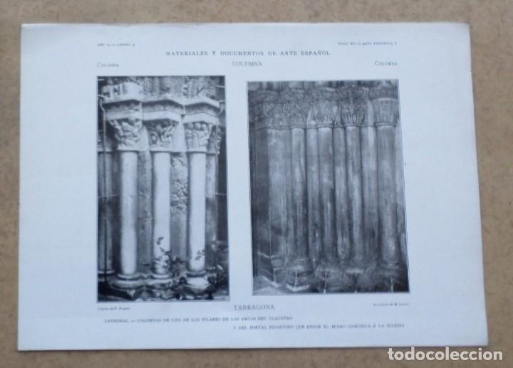 Arte: TARRAGONA &ndash; catedral columnas - Foto 1