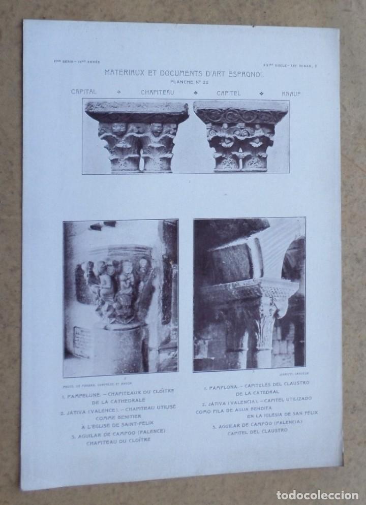 Kunst: PAMPLONA - catedral / JATIVA &ndash; Valencia / AGUILAR DE CAMPO &ndash; Palencia &ndash; capitel del claustro