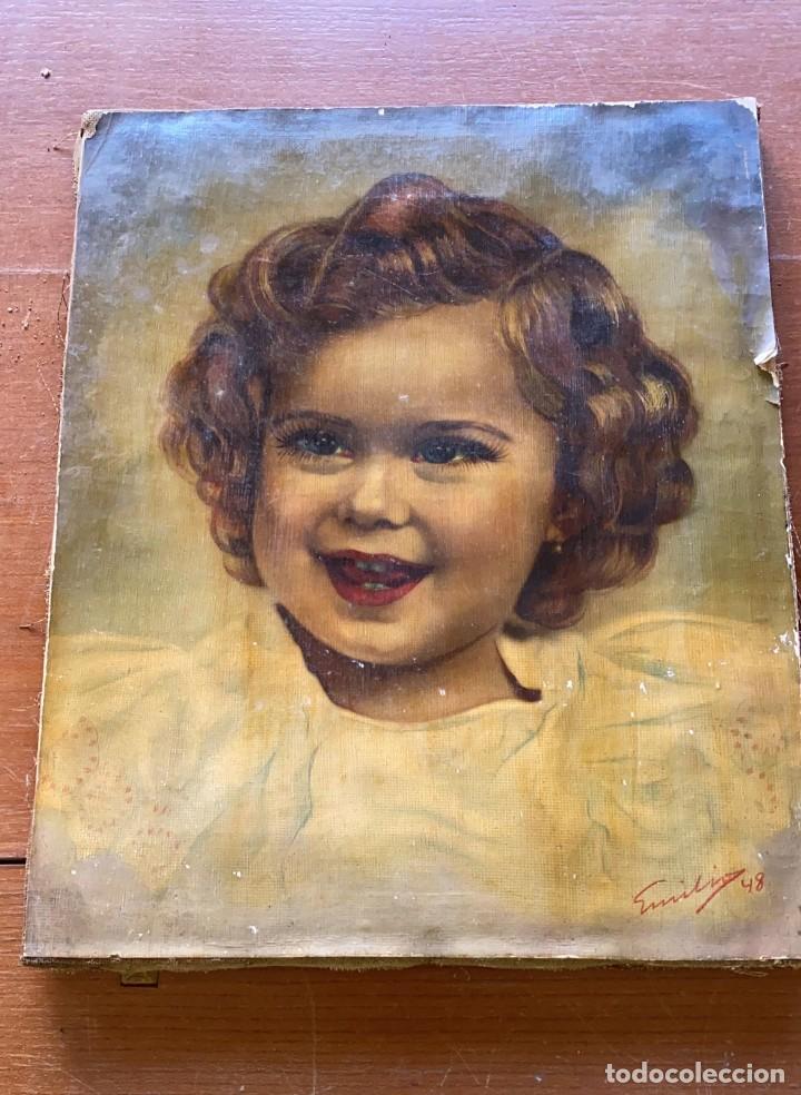 Kunst: LAMINA ANTIGUA FOTOIMPRESA EN LIENZO DE 30 CMS. DE ALTO X 24 DE LARGO