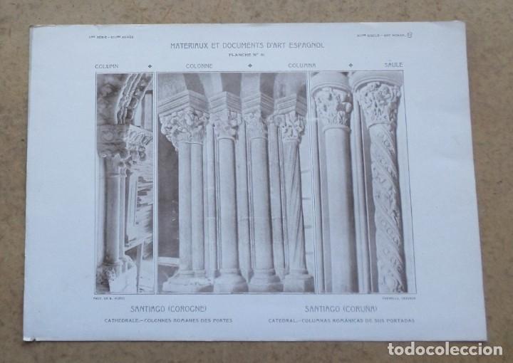 Kunst: SANTIAGO &ndash; Coru&ntilde;a &ndash; catedral &ndash; columna rom&aacute;nica de sus portadas